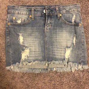 Denim skirt